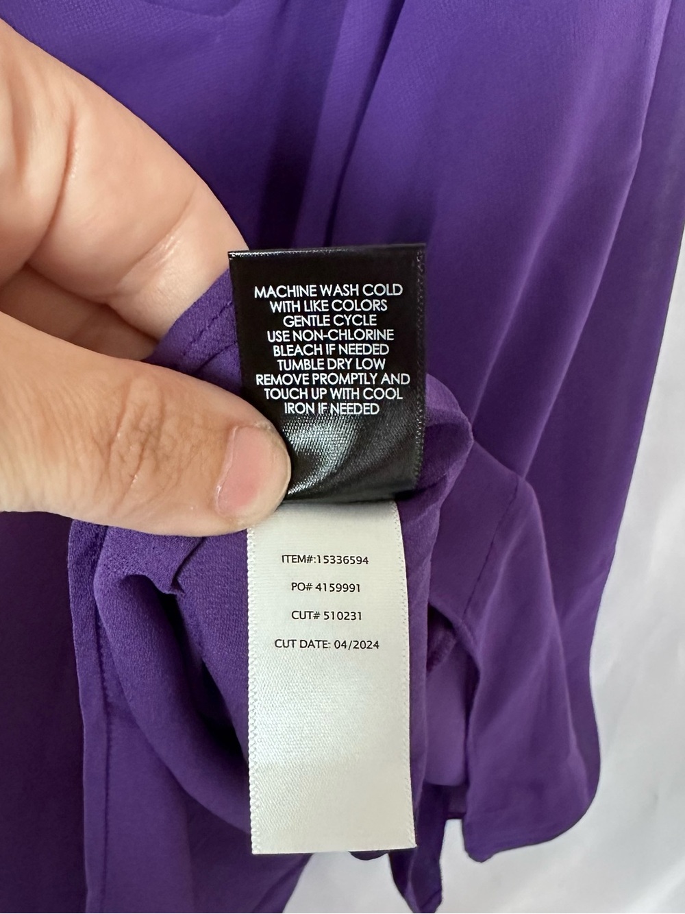 Torrid Purple Sophie Chiffon Swing Cami Size 1 - Picture 7 of 12